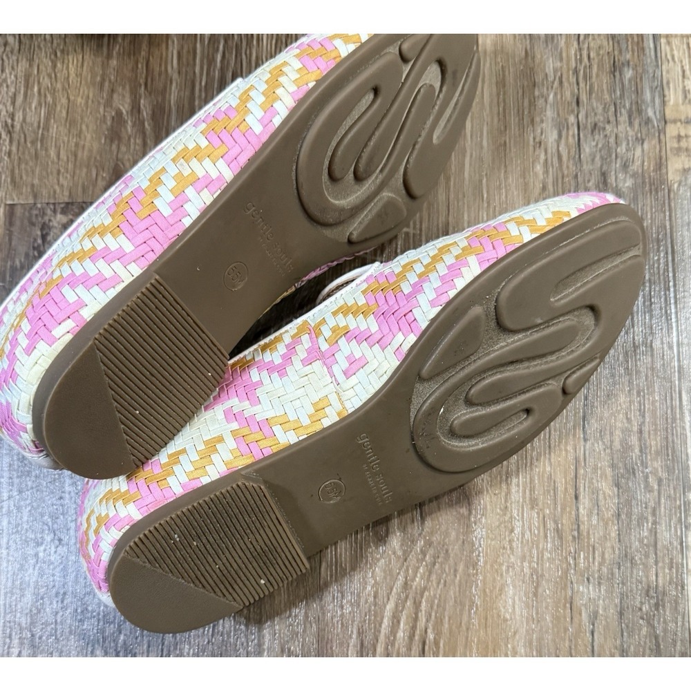 Gentle Souls by Kenneth Cole Sz 5.5 Eugene Woven Loafers Rose - MSRP $140 - Picture 3 of 4